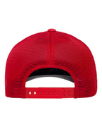 Rear View of Red 110® Mesh-Back Cap - 110M