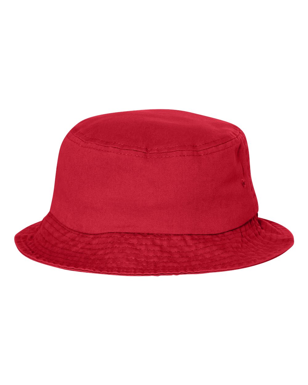 Rear View of Red Bucket Hat - 2050