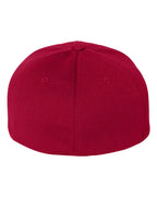 Rear View of Red Cool & Dry Sport Cap - 6597