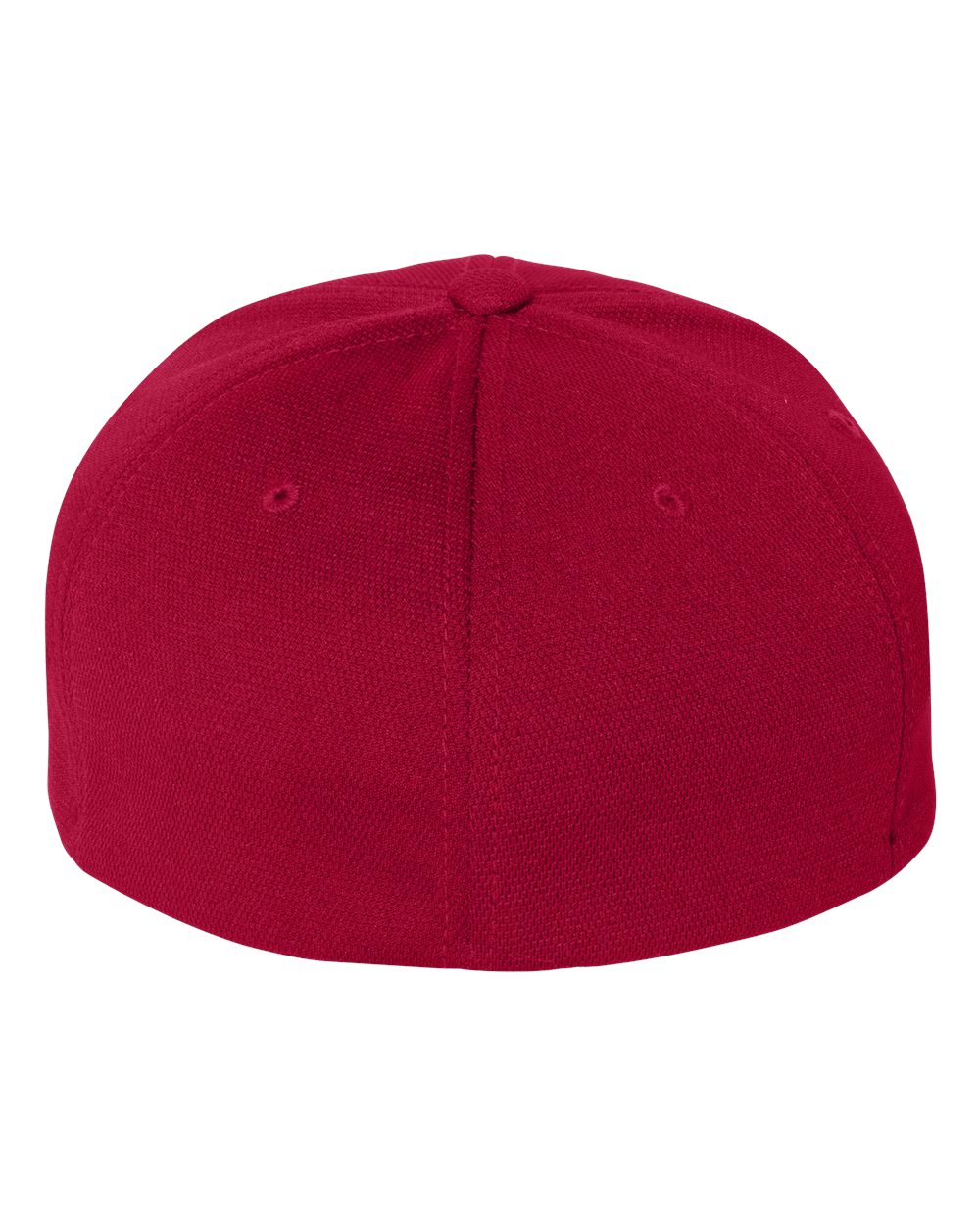 Rear View of Red Cool & Dry Sport Cap - 6597