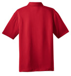 Rear View of Red CornerStone - Select Snag-Proof Polo. CS412