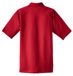 Rear View of Red CornerStone - Select Snag-Proof Tactical Polo. CS410