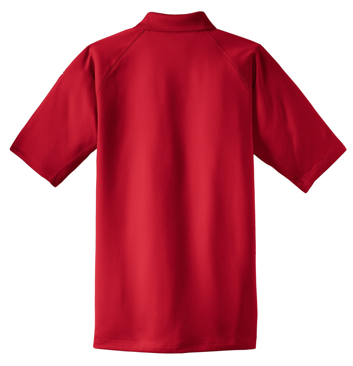 Rear View of Red CornerStone - Select Snag-Proof Tactical Polo. CS410