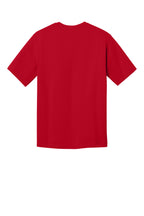 Rear View of Red CornerStone Workwear Pro Short Sleeve Tee CS440
