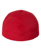 Rear View of Red Delta® Seamless Cap - 180