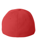 Rear View of Red Pro-Formance® Cap - 6580
