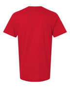 Rear View of Red Softstyle® T-Shirt - 64000