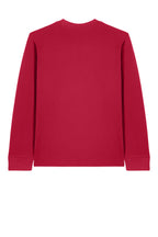 Rear View of Red Stanley/Stella Unisex Creator 2.0 Long Sleeve Tee SXU022