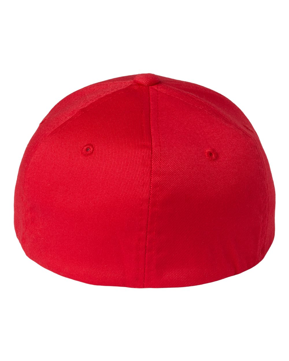 Rear View of Red Youth Cotton Blend Cap - 6277Y