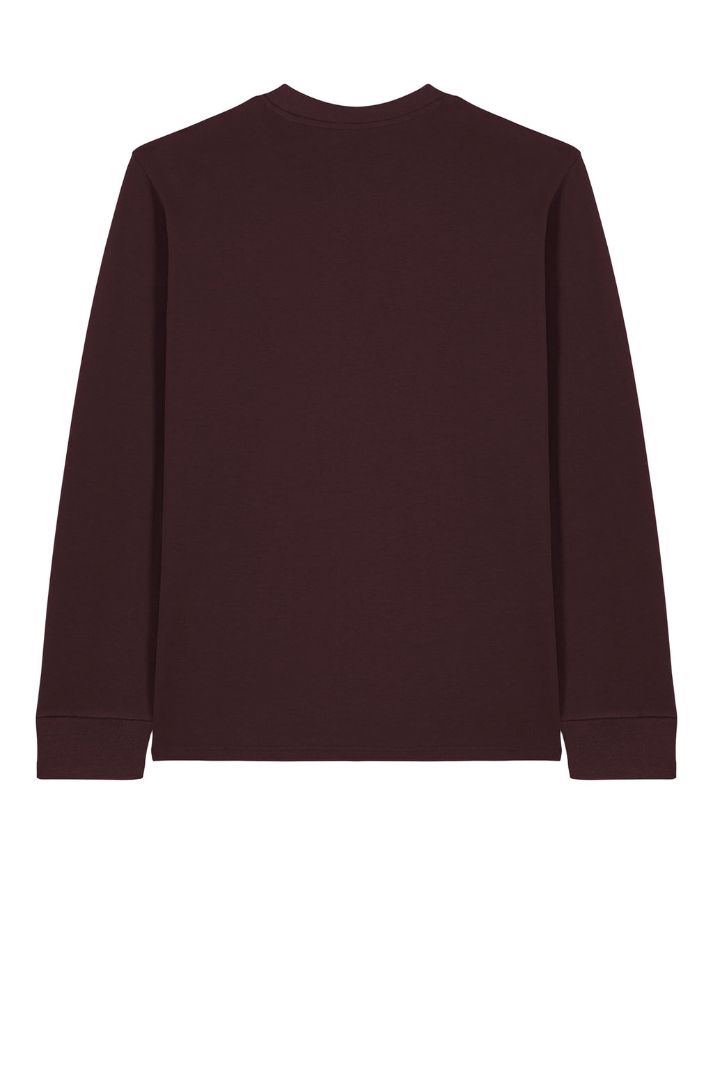 Rear View of RedBrown Stanley/Stella Unisex Creator 2.0 Long Sleeve Tee SXU022