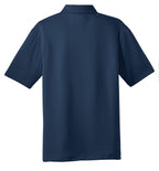 Rear View of Regatta Blue CornerStone - Select Snag-Proof Polo. CS412