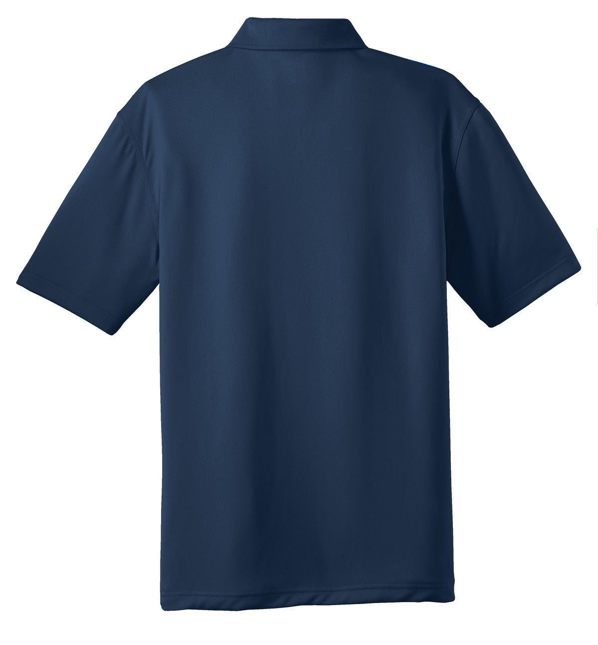 Rear View of Regatta Blue CornerStone - Select Snag-Proof Polo. CS412