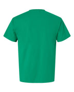 Rear View of Rich Green Grass Garment-Dyed T-Shirt - GDH100