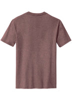 Rear View of Rose Fleck District Perfect Blend CVC Tee. DM108