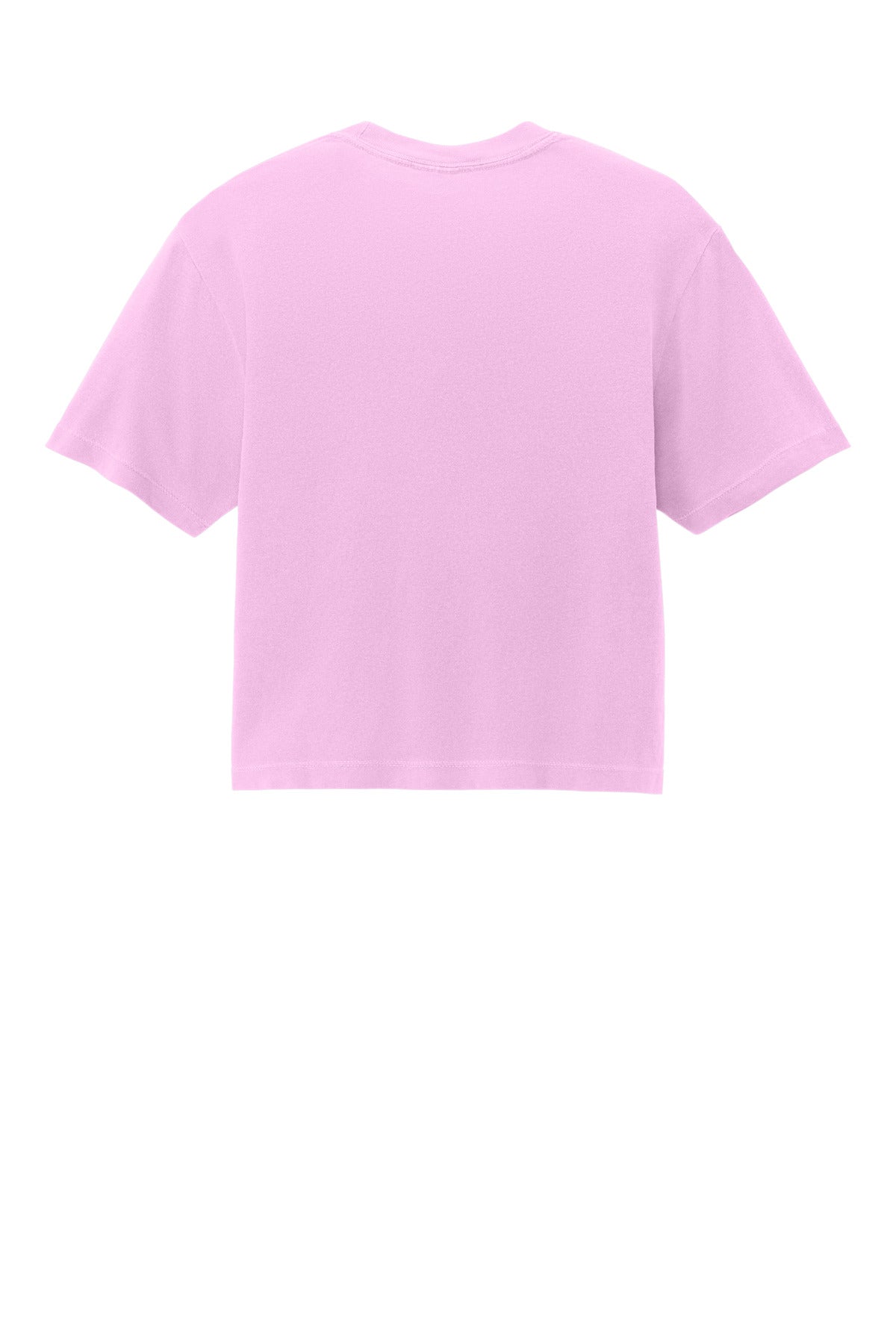 Rear View of RoseQuartz Comfort Colors Women's Heavyweight Boxy Tee 3023CL