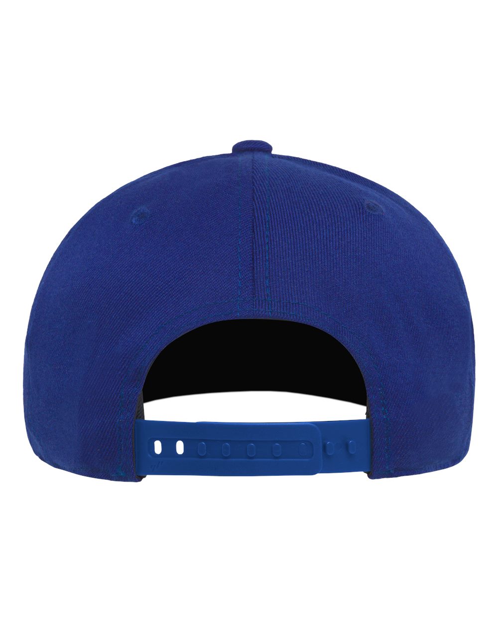 Rear View of Royal Blue 110® Snapback Cap - 110F