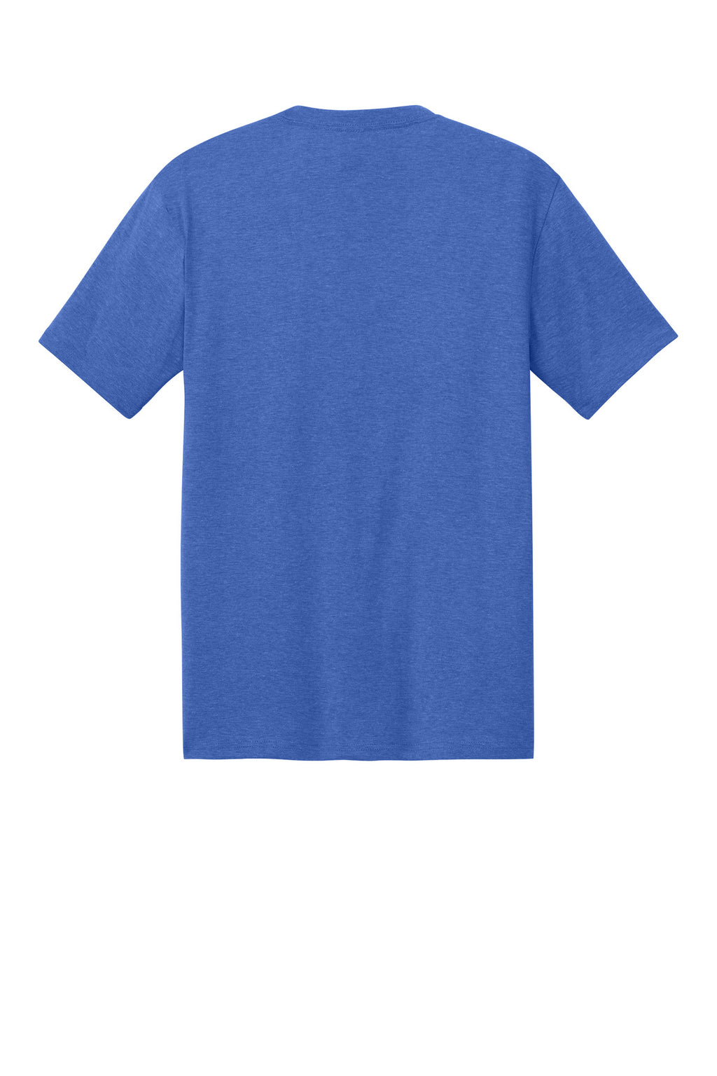 Rear View of Royal Frost District Perfect Tri Tee. DM130