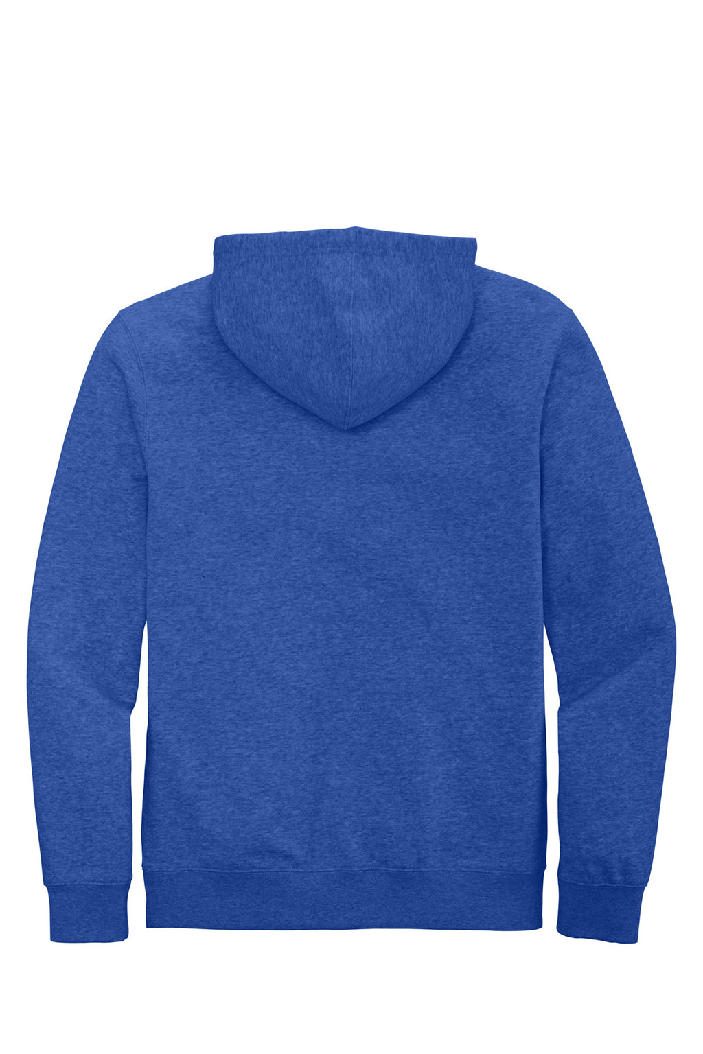 Rear View of Royal Frost District V.I.T. Fleece Full-Zip Hoodie DT6102
