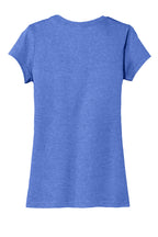 Rear View of Royal Frost District Women's Fitted Very Important Tee . DT6001