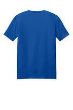 Rear View of Royal Gildan Softstyle T-Shirt. 64000