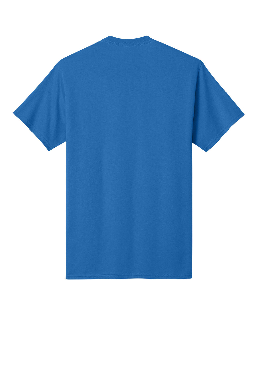 Rear View of Royal Port & Co Core Cotton Tee. PC54