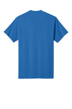 Rear View of Royal Port & Co Core Cotton Tee. PC54