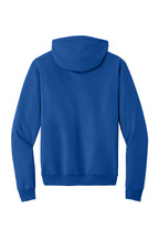 Rear View of Royal Port & Co Core Fleece Pullover Hooded Sweatshirt. PC78H