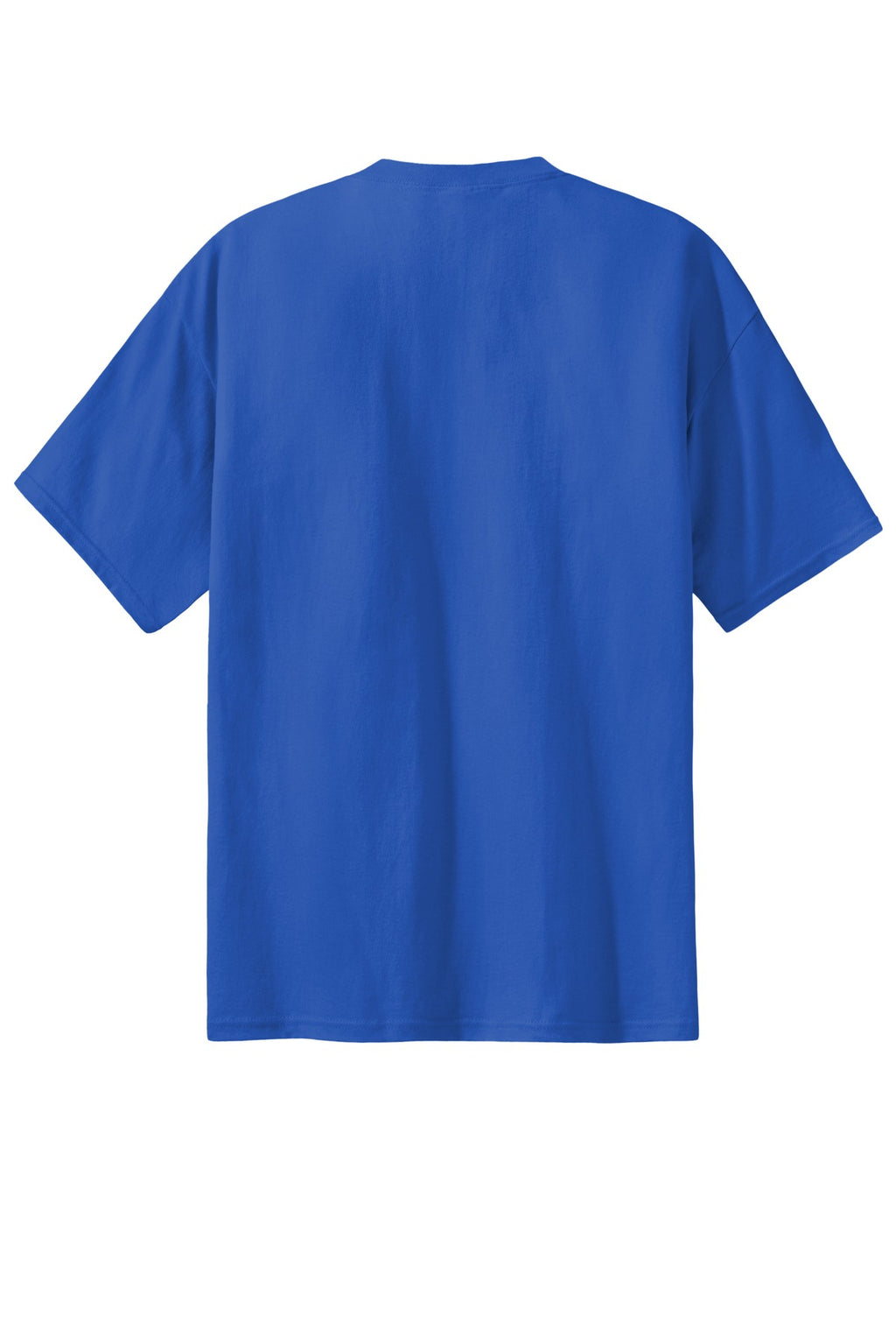 Rear View of Royal Port & Co Essential Tee. PC61