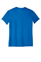 Rear View of Royal Port & Co Youth Performance Tee. PC380Y