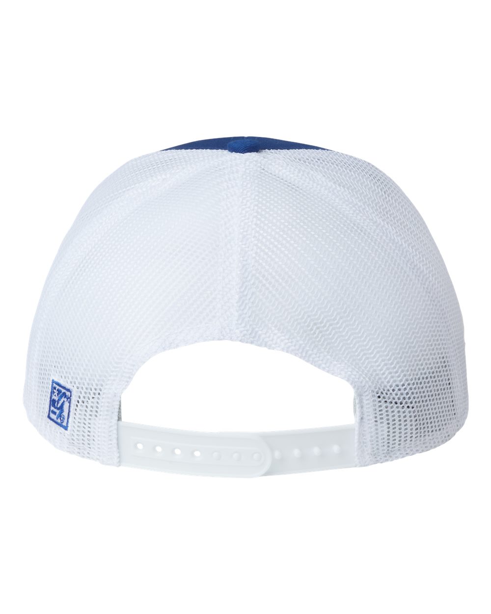 Rear View of Royal/ White Everyday Rope Trucker Cap - GB452R