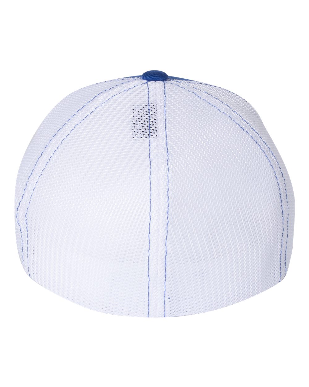 Rear View of Royal/ White R-Flex Trucker Cap - 110