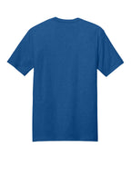 Rear View of RoyalBlHtr District Perfect Weight Tee. DT104