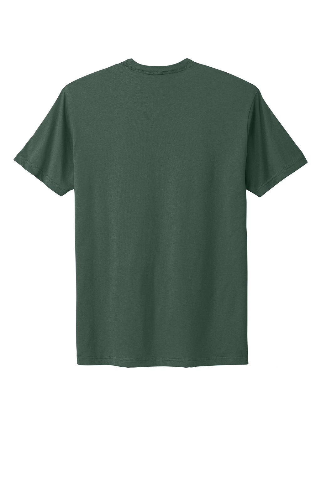 Rear View of RoyalPine Next Level Apparel Adult Cotton Tee. NL3600