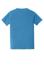 Rear View of RoyCaribe COMFORT COLORS Heavyweight Ring Spun Pocket Tee. 6030