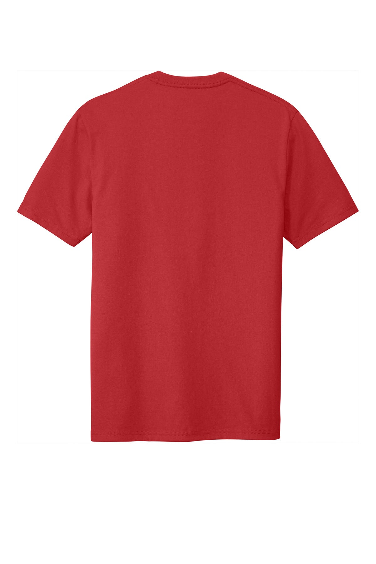 Rear View of Ruby Red District Re-Tee DT8000