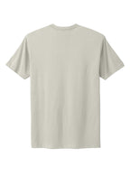 Rear View of Sand Next Level Apparel Adult Cotton Tee. NL3600