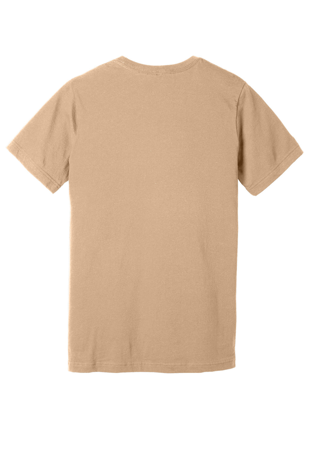 Rear View of SandDune BELLA+CANVAS Unisex Jersey Short Sleeve Tee. BC3001