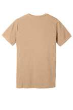 Rear View of SandDune BELLA+CANVAS Unisex Jersey Short Sleeve Tee. BC3001
