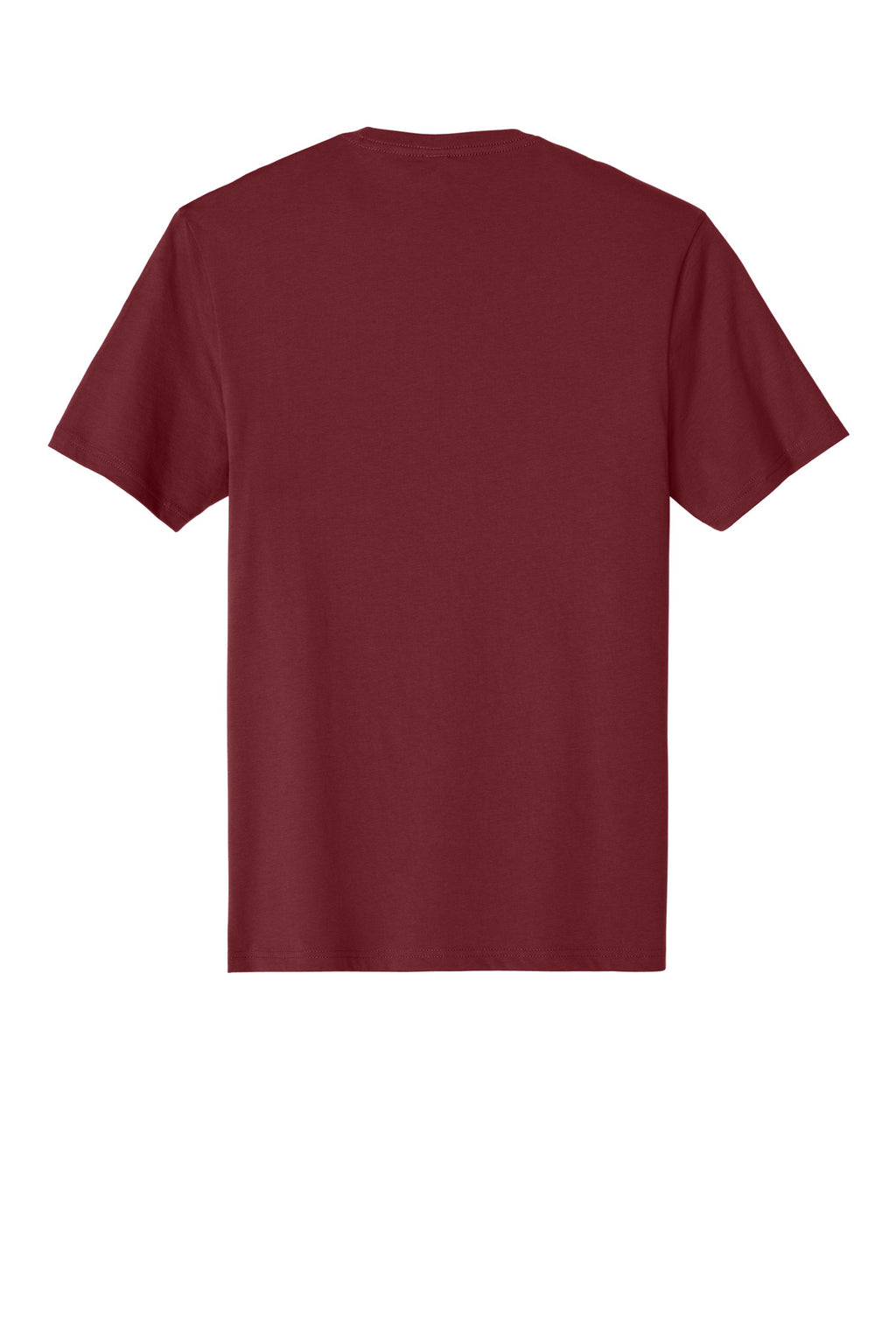 Rear View of Sangria District Perfect Weight Tee. DT104