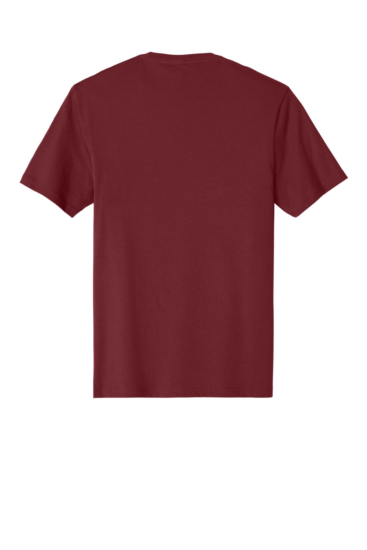 Rear View of Sangria District Perfect Weight Tee. DT104