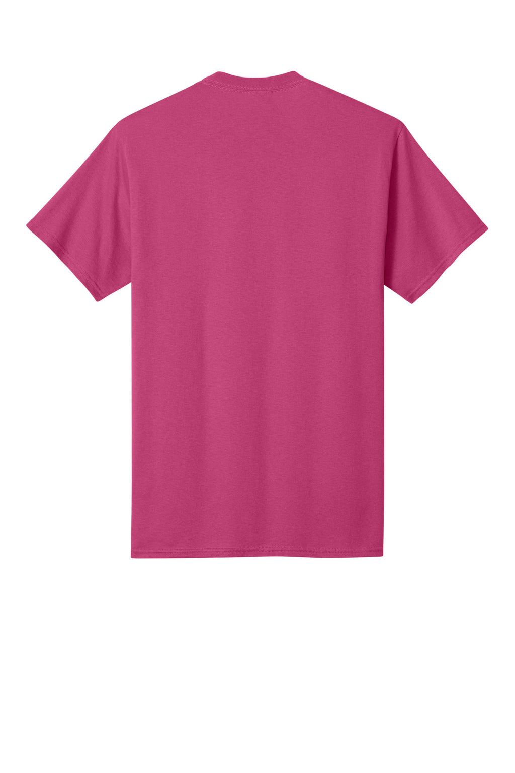 Rear View of Sangria Port & Co Core Cotton Tee. PC54
