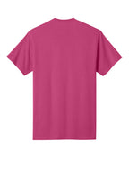 Rear View of Sangria Port & Co Core Cotton Tee. PC54