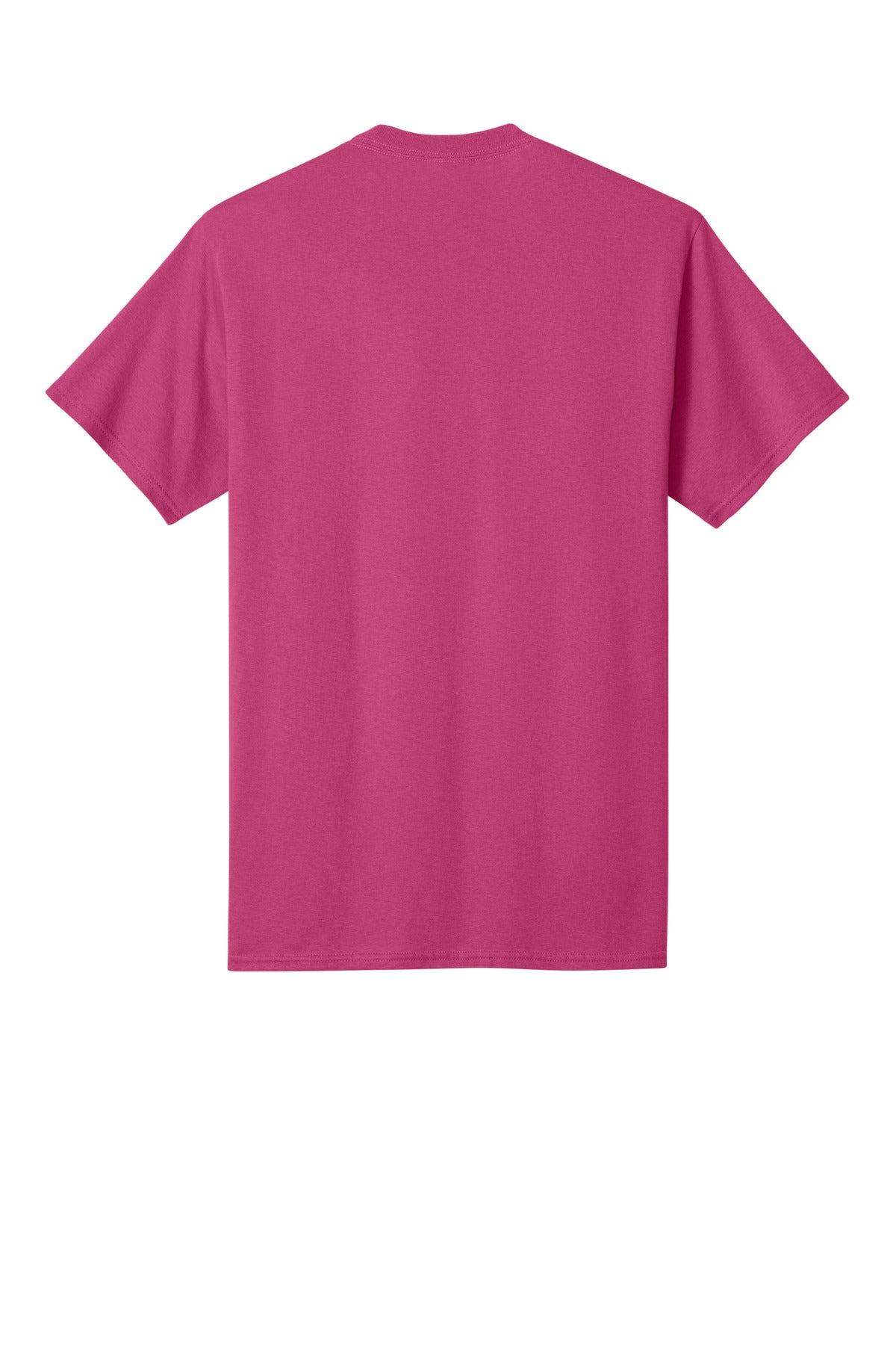 Rear View of Sangria Port & Co Core Cotton Tee. PC54