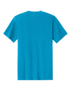 Rear View of Sapphire Port & Co Easy Cotton Tee PC43