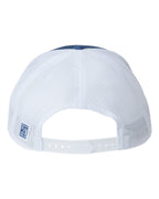 Rear View of Sea Blue/ White Everyday Trucker Cap - GB452E
