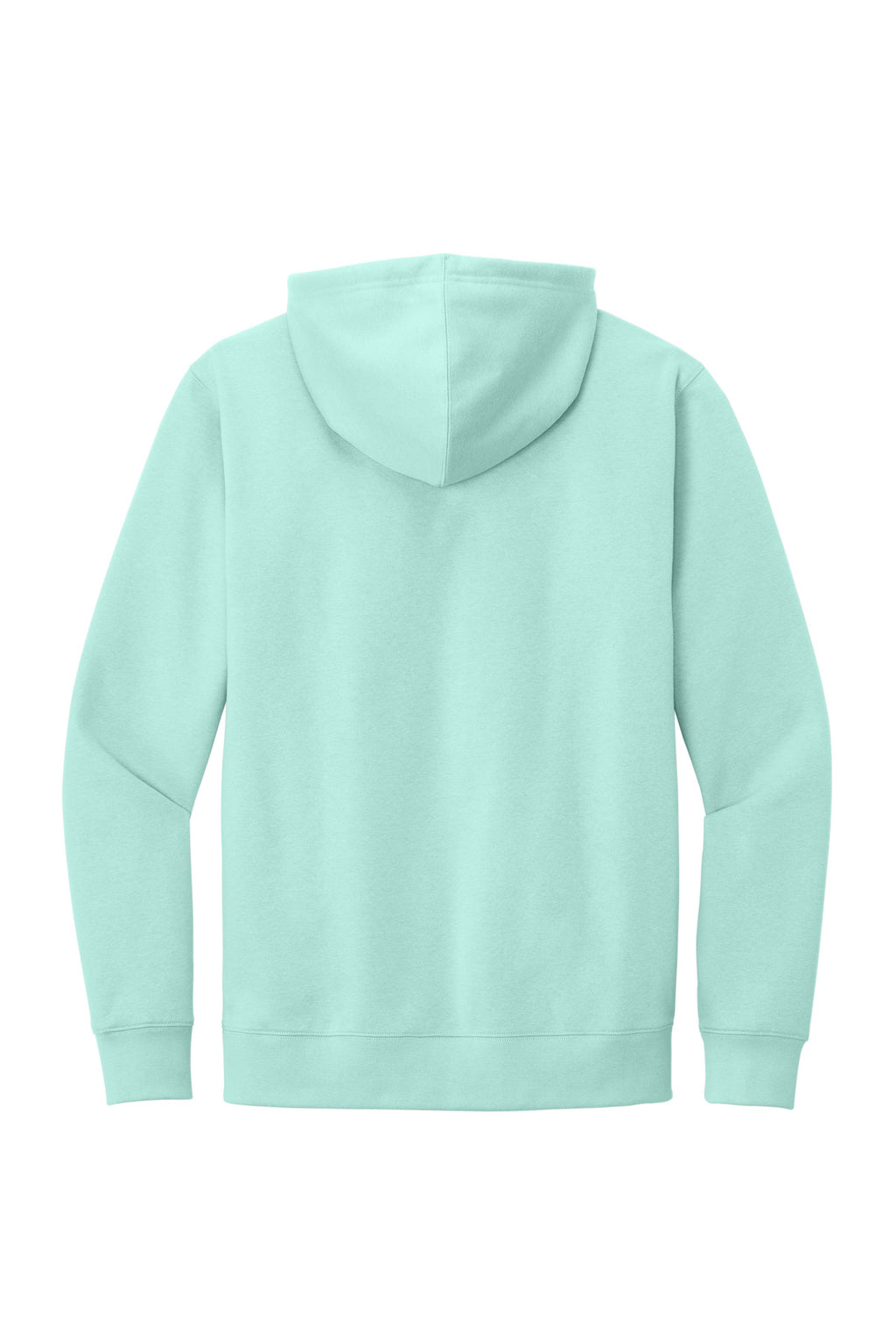 Rear View of SeaMist District V.I.T. Fleece Hoodie DT6100