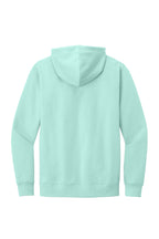 Rear View of SeaMist District V.I.T. Fleece Hoodie DT6100