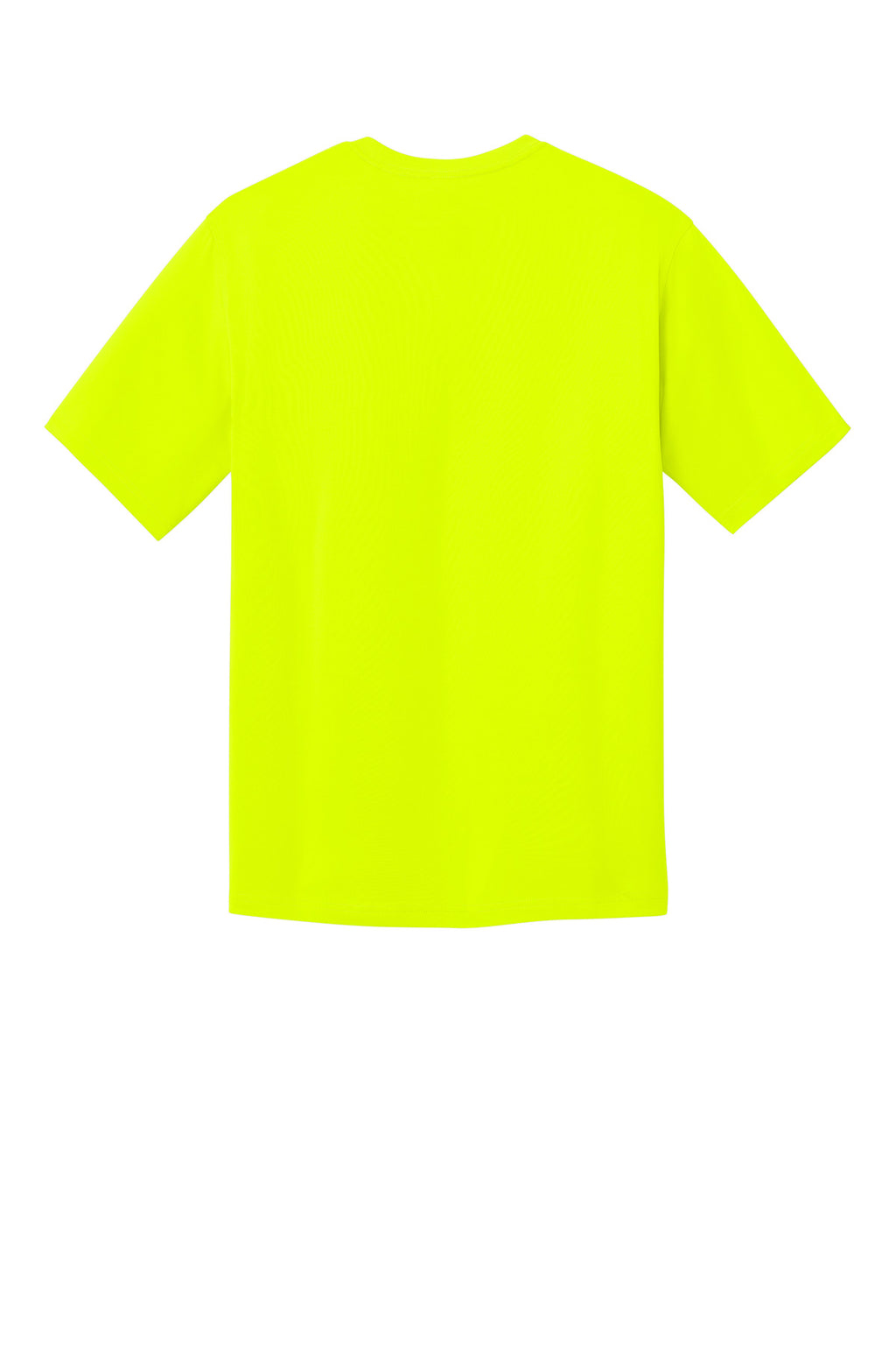 Rear View of SftyYellow CornerStone Workwear Pro Short Sleeve Tee CS440