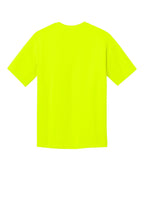 Rear View of SftyYellow CornerStone Workwear Pro Short Sleeve Tee CS440