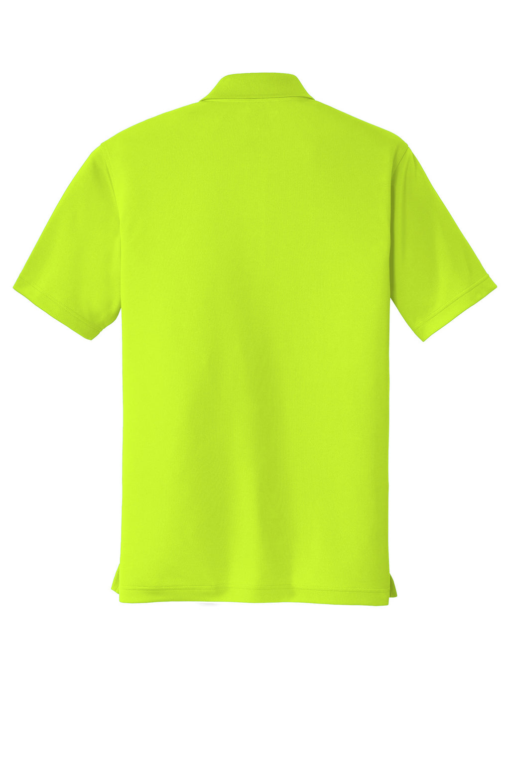 Rear View of SftyYellow Port Authority Dry Zone UV Micro-Mesh Polo. K110